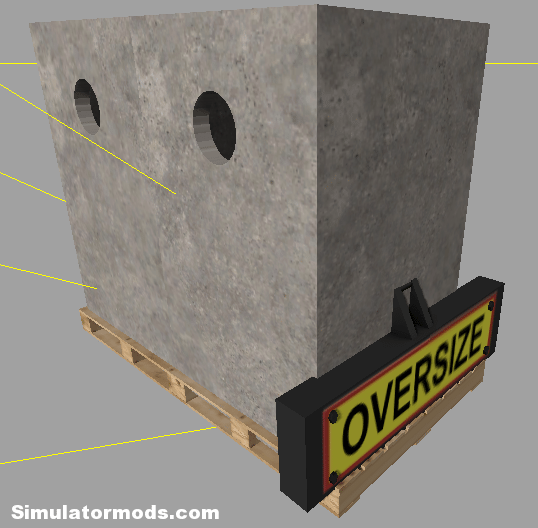 Concrete weight - 8T