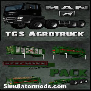 MAN TGS 35.480 Agrotruck and Bergmann Vario Trailer