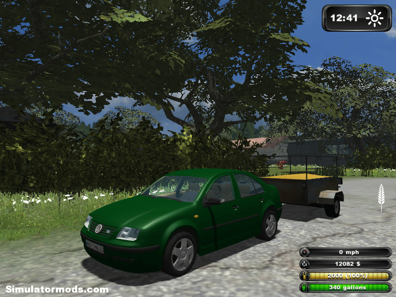 VW BORA WITH TRAILER