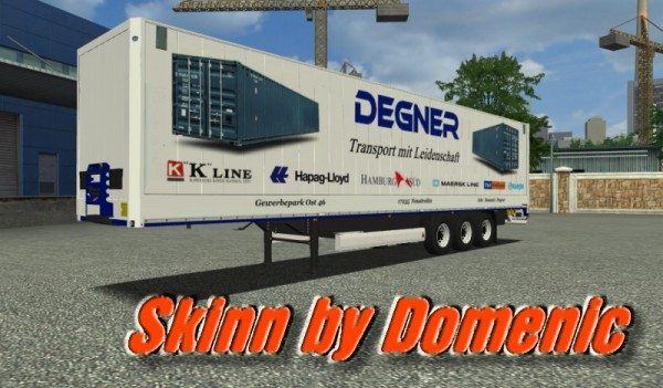 Spedition Degner Trailer MST DD 812 mod