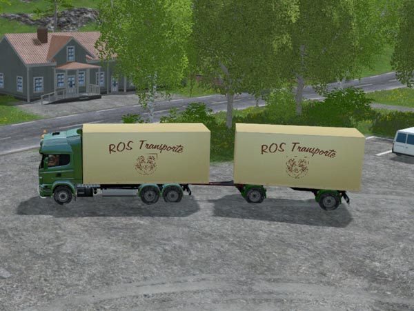 ROS Truck Scania and Trailer v 0.5 beta [SP] 1