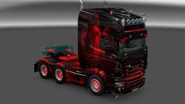 Dark fire Scania skin