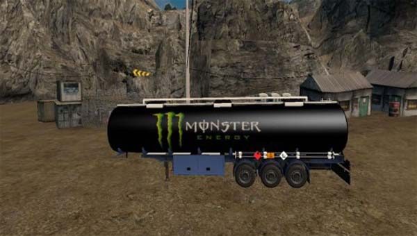 Monster Energy Cistern Trailer Skin