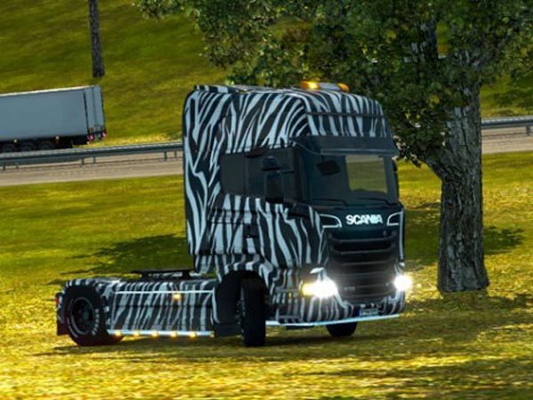 Scania Zebra Skin